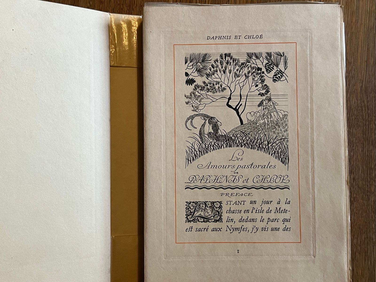 Les Amours pastorales de Daphnis et Chloé - Longus - 1930 | Édition de grand luxe tirée à seulement 340 exemplaires numérotés, imprimée avec un soin extrême par les meilleurs artisans parisiens entre 1930 et 1931 | Aufildeslivres.fr