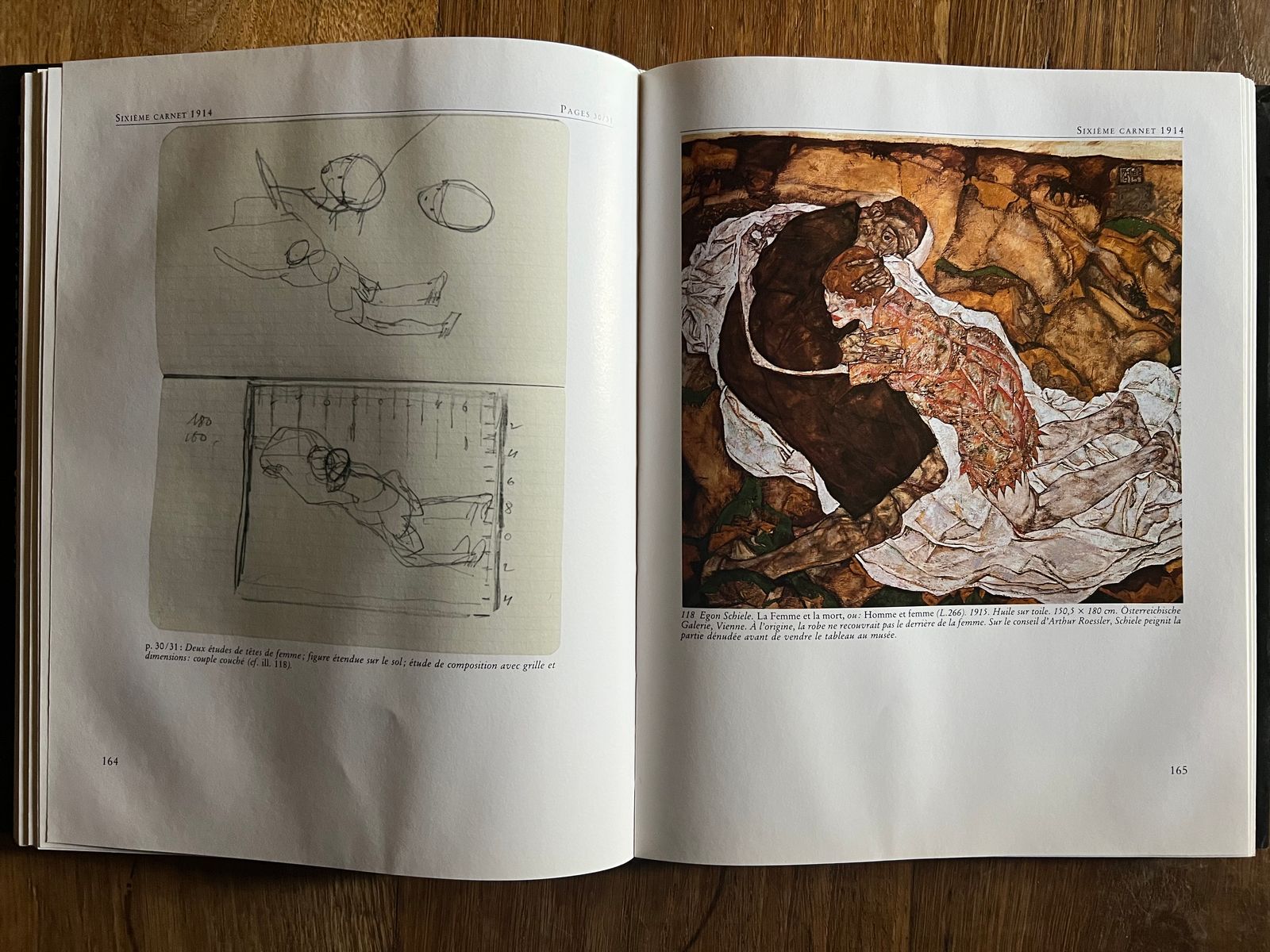 Egon Schiele, Du croquis au tableau, les carnets - Christian M. Nebehay - 1990 | Édition soigneusement établie par Christian M. Nebehay, expert reconnu et marchand d'art viennois spécialiste de Schiele | Aufildeslivres.fr