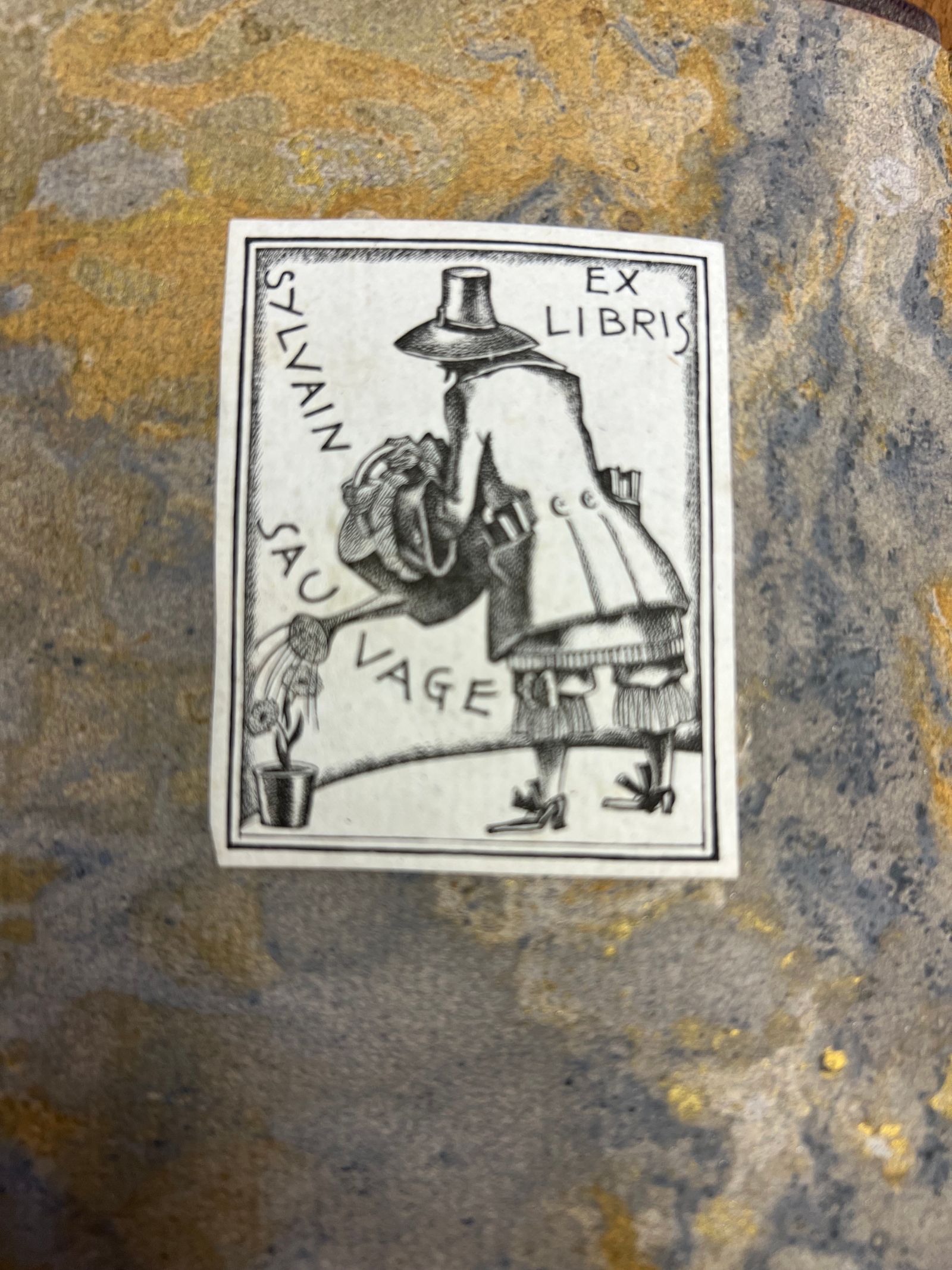 Les Fleurs du Mal - Charles Baudelaire - 1908 | Pièce idéale pour une collection thématique autour de Baudelaire, de la poésie symboliste française, ou de la bibliothèque reconstituée de Sylvain Sauvage, dont les exemplaires annotés et annotés sont très recherchés | Aufildeslivres.fr