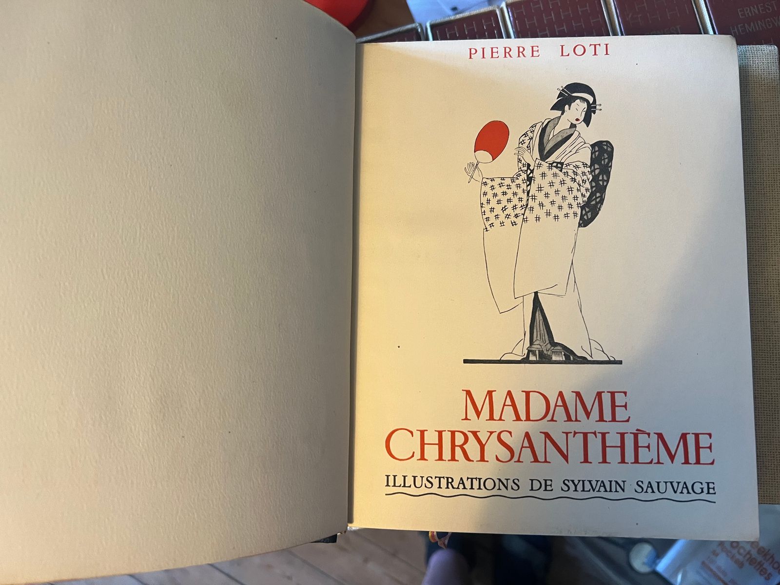 Madame Chrysanthème - Pierre Loti - 1936 | Une Édition Illustrée de Prestige aux Pochoirs de Sylvain Sauvage | Aufildeslivres.fr