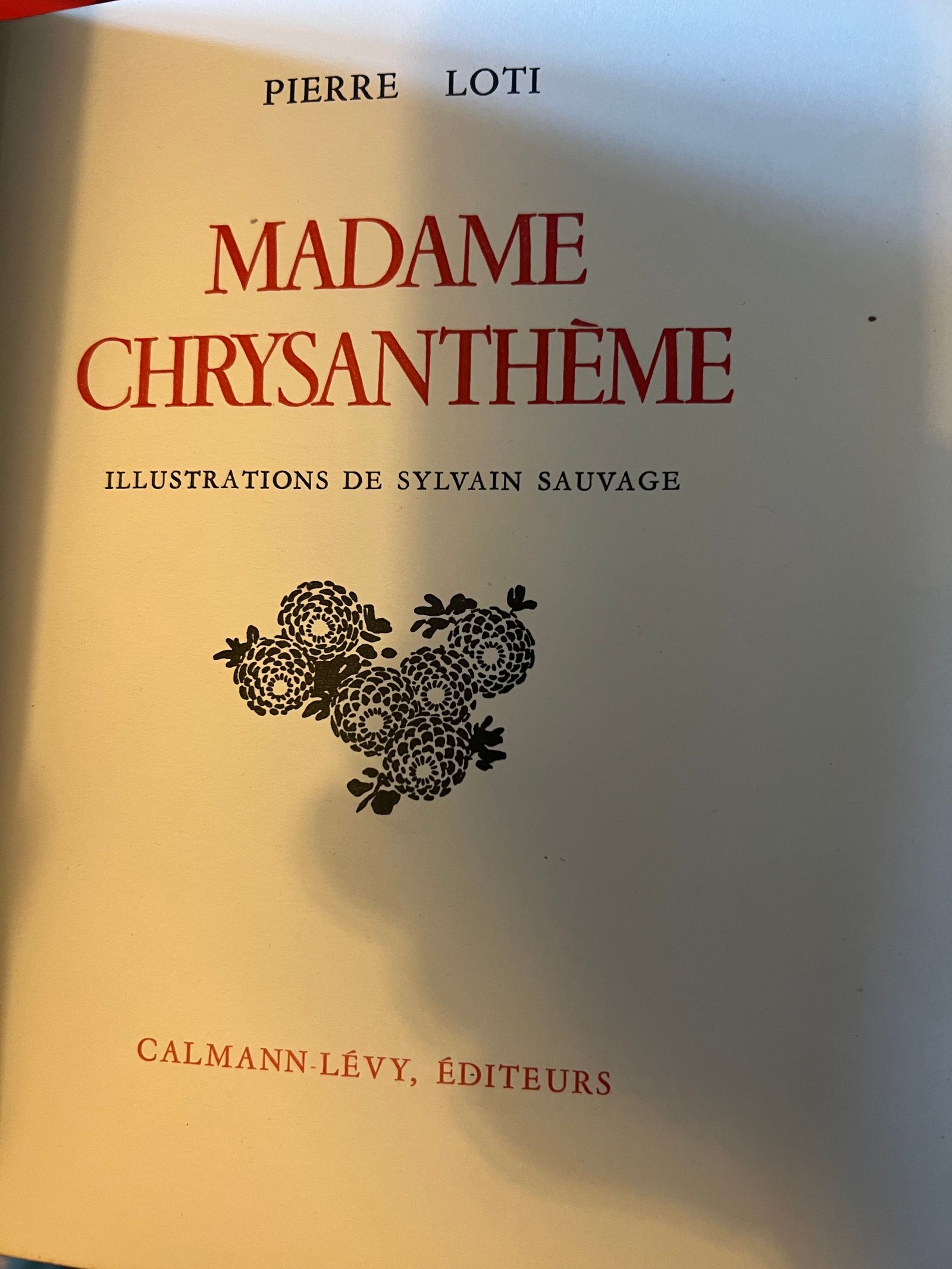 Madame Chrysanthème - Pierre Loti - 1936 | L'Œuvre Fondatrice du Japonisme Littéraire Français | Aufildeslivres.fr