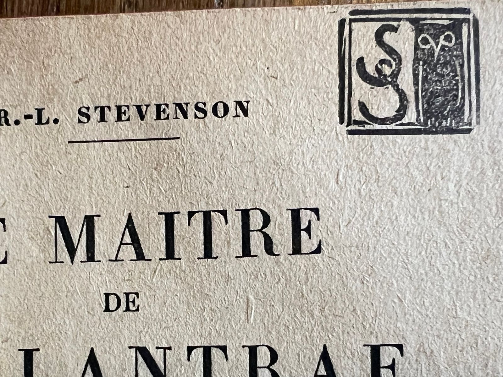 Le Maître de Ballantrae - Robert Louis Stevenson - 1920 | Ex-libris de Sylvain Sauvage, illustrateur et graveur français reconnu, membre du mouvement Art Déco | Aufildeslivres.fr