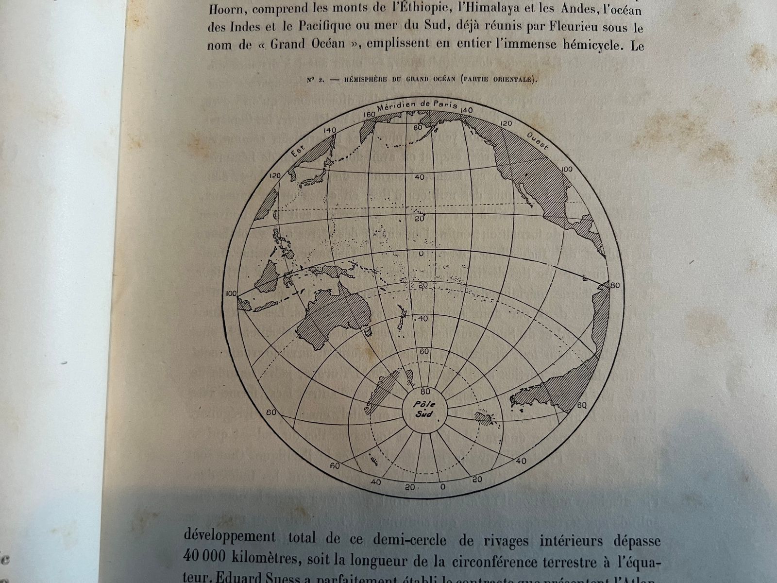 Nouvelle Géographie Universelle – Océans et Terres Océaniques - Élisée Reclus - 1889 | Ouvrage abondamment illustré de cartes, gravures et figures géographiques d'une précision et d'une beauté remarquables pour l'époque, constituant à lui seul un atlas visuel de grande valeur documentaire et esthétique | Aufildeslivres.fr