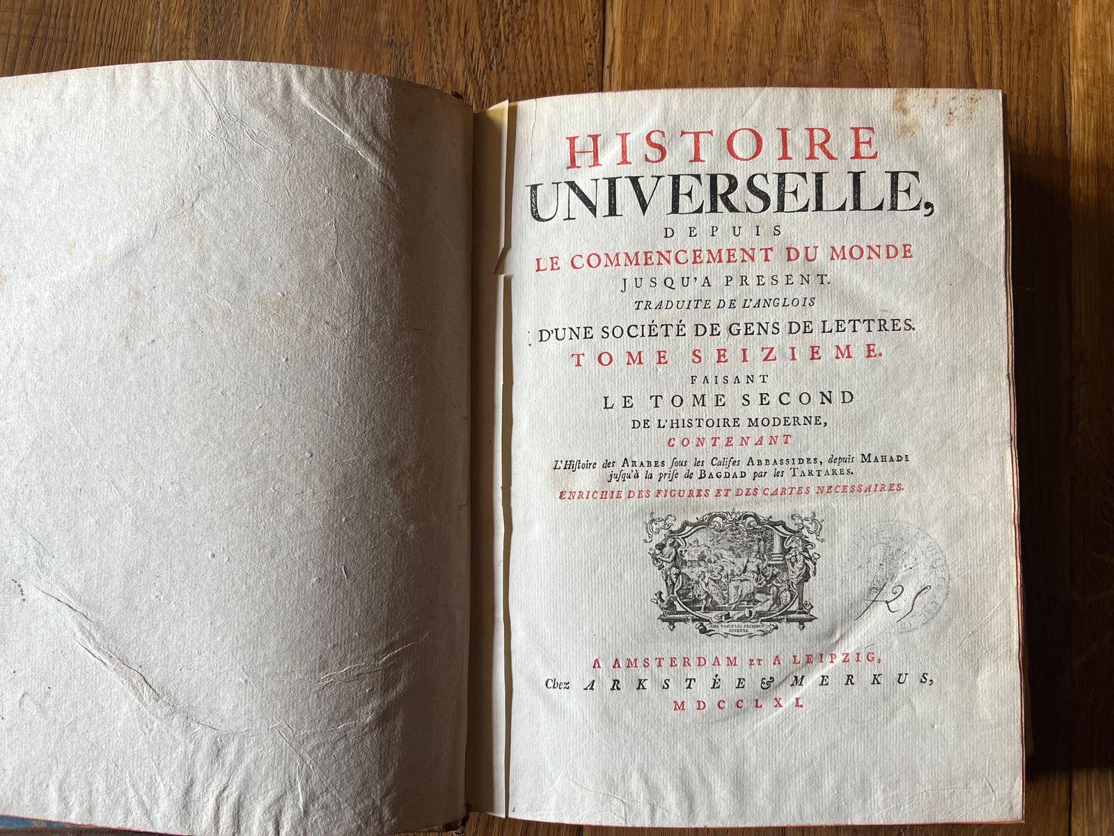 Histoire Universelle - Tome XVI - Une société de gens de lettres - 1790 | Un Récit Dramatique : De la Gloire à la Chute | Aufildeslivres.fr