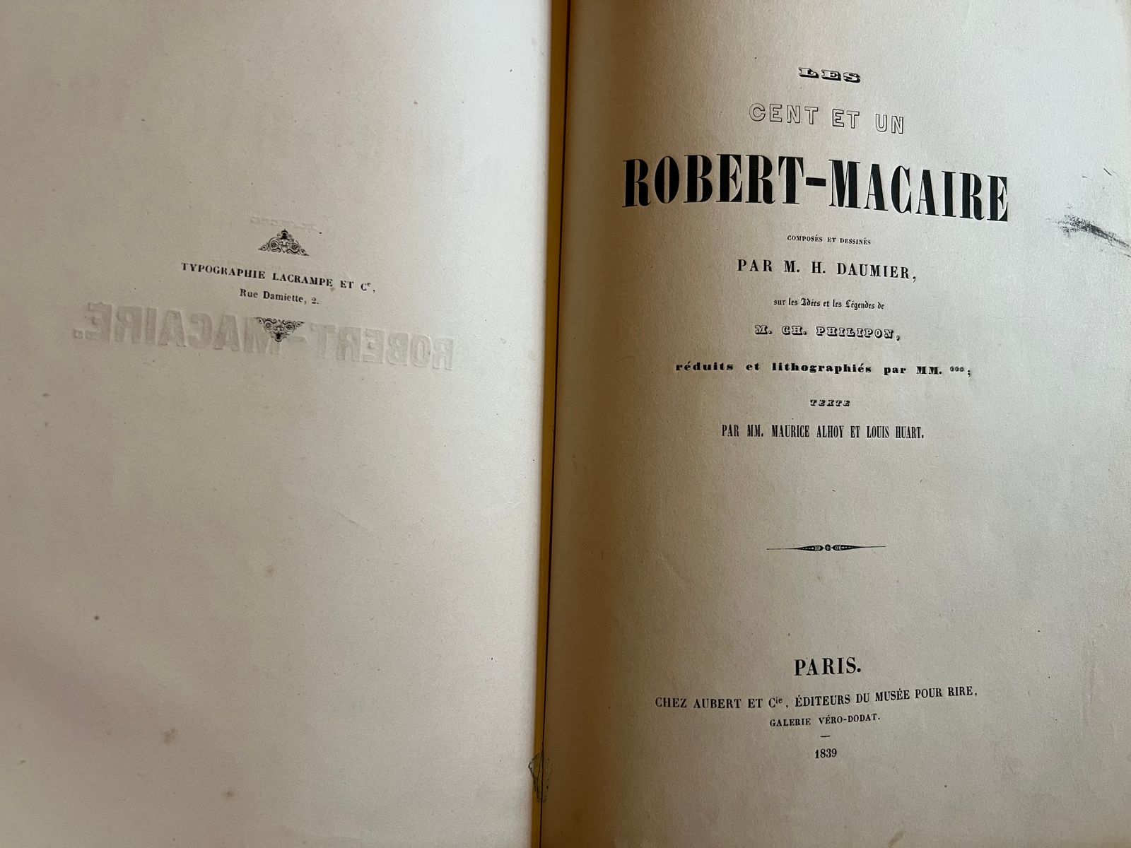 Les cent et un Robert-Macaire - Honoré Daumier - 1939 | Complete collection of all 101 Robert-Macaire lithographs by Daumier, a masterpiece of 19th-century social satire | Aufildeslivres.fr