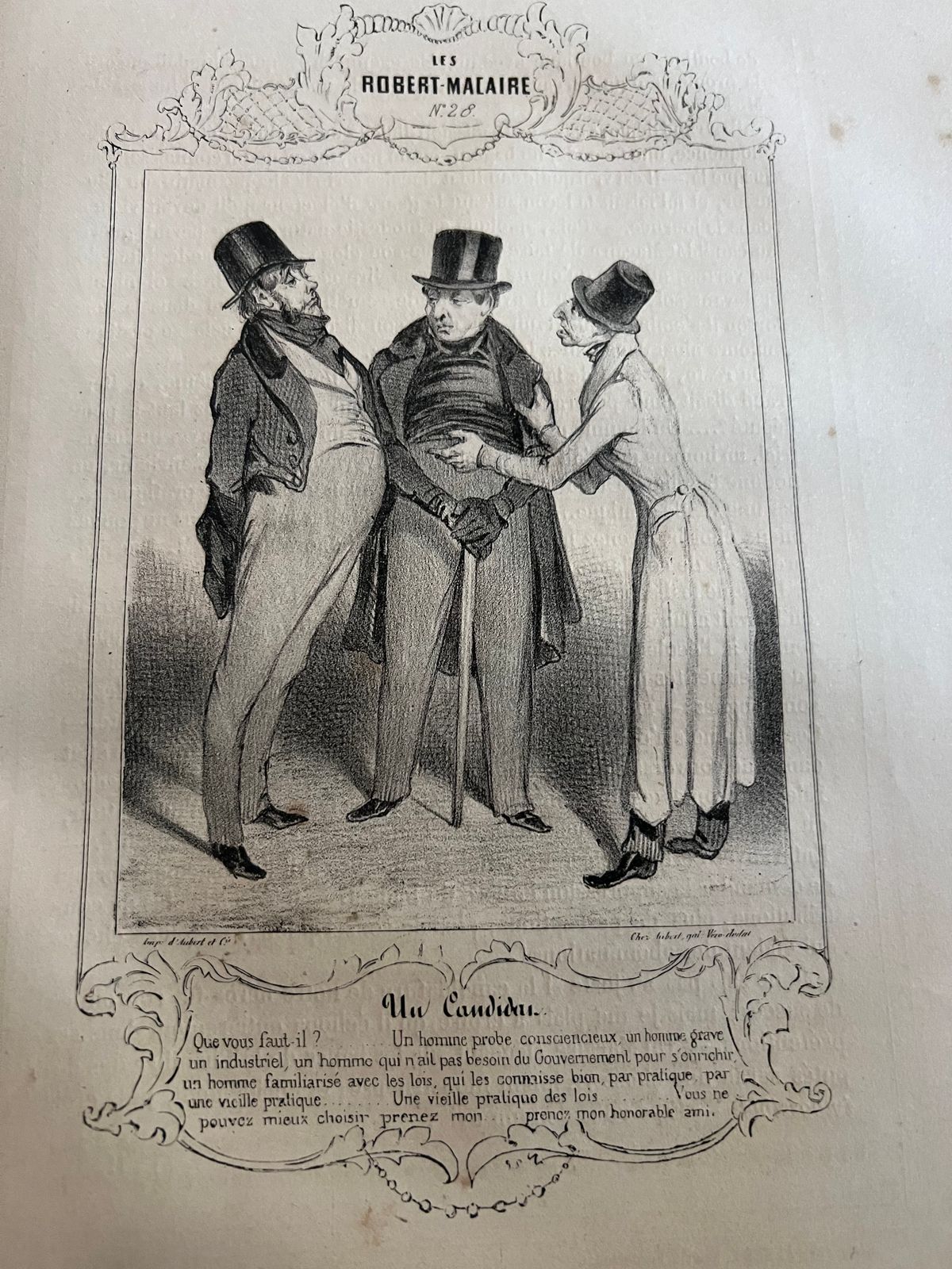 Les cent et un Robert-Macaire - Honoré Daumier - 1939 | Essential document for understanding the evolution of French caricature and satirical illustration | Aufildeslivres.fr