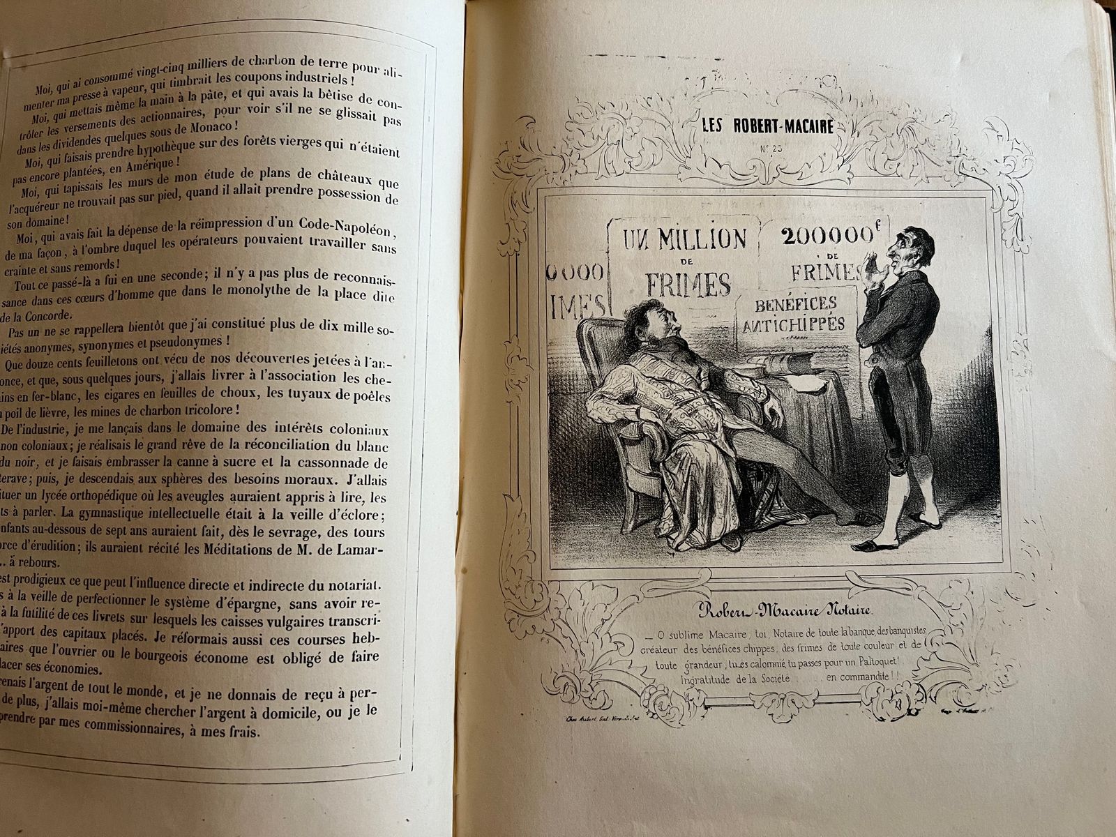 Les cent et un Robert-Macaire - Honoré Daumier - 1939 | Complete collection of all 101 Robert-Macaire lithographs by Daumier, a masterpiece of 19th-century social satire | Aufildeslivres.fr