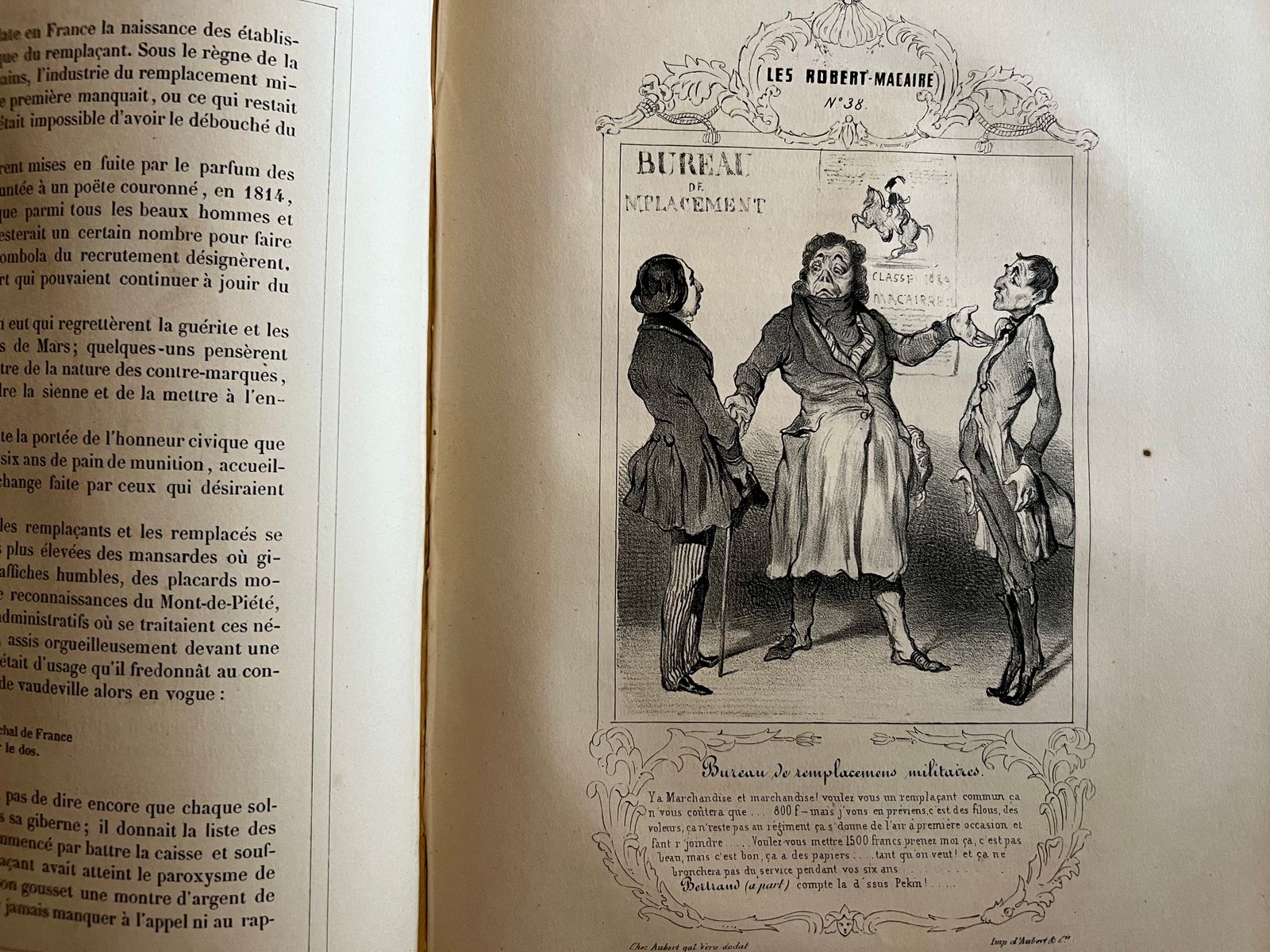 Les cent et un Robert-Macaire - Honoré Daumier - 1939 | Definitive 1939 edition published by Albert Morancé, highly sought after by collectors | Aufildeslivres.fr