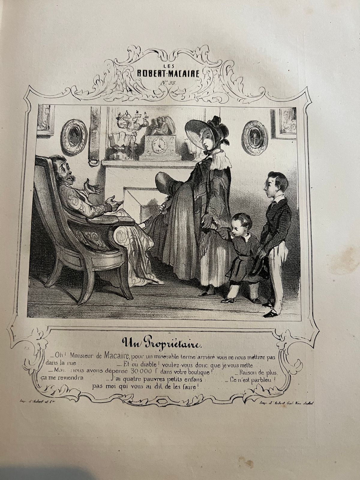 Les cent et un Robert-Macaire - Honoré Daumier - 1939 | Exceptional historical testimony of social criticism during the July Monarchy | Aufildeslivres.fr