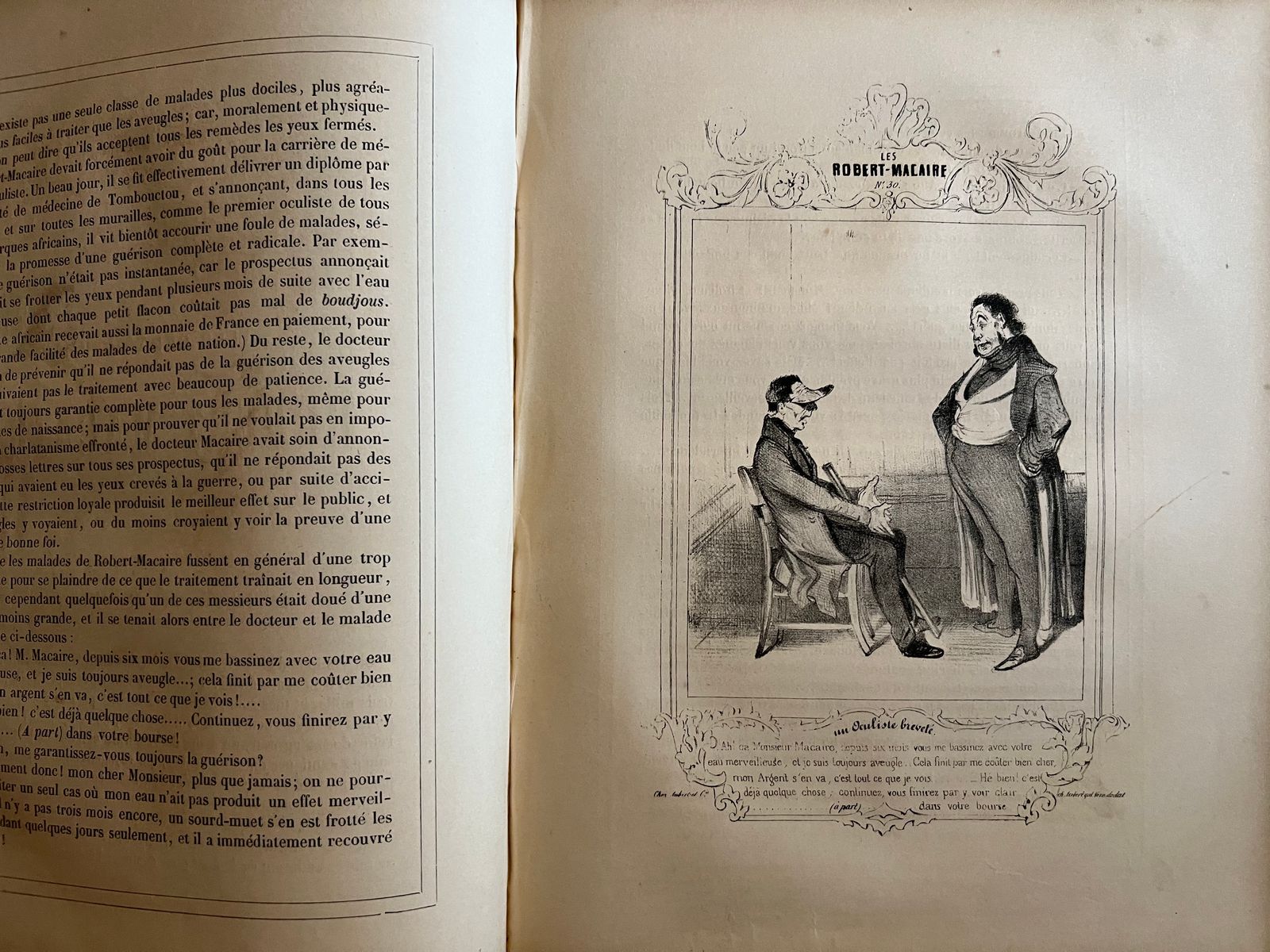 Les cent et un Robert-Macaire - Honoré Daumier - 1939 | Remarkable quality of lithographic reproductions showcasing Daumier's graphic genius | Aufildeslivres.fr