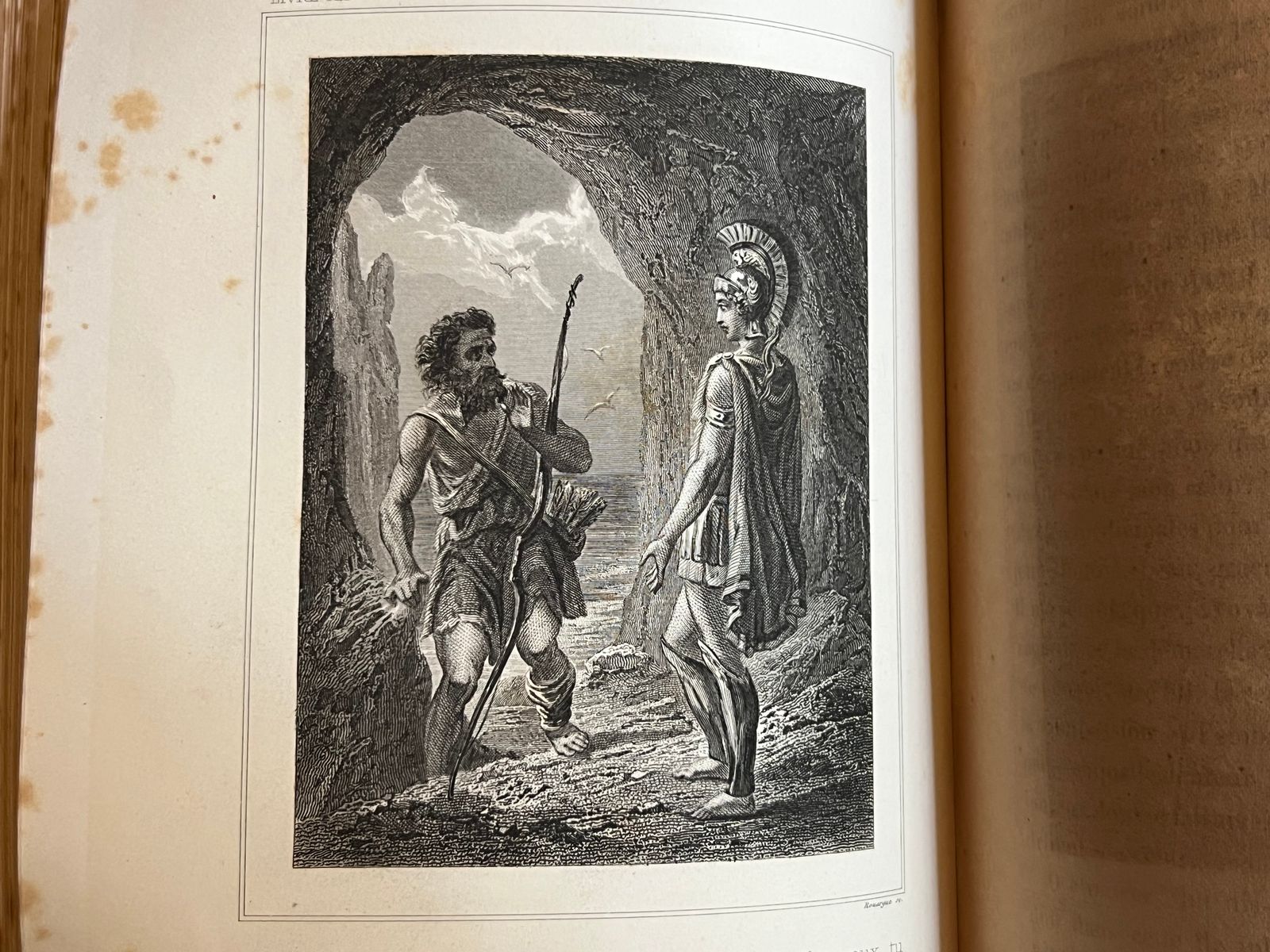 Aventures de Télémaque - François Fénelon - 1844 | Texte qui allie fiction antique, philosophie politique et réflexion morale, constituant un document majeur des Lumières avant l'heure | Aufildeslivres.fr