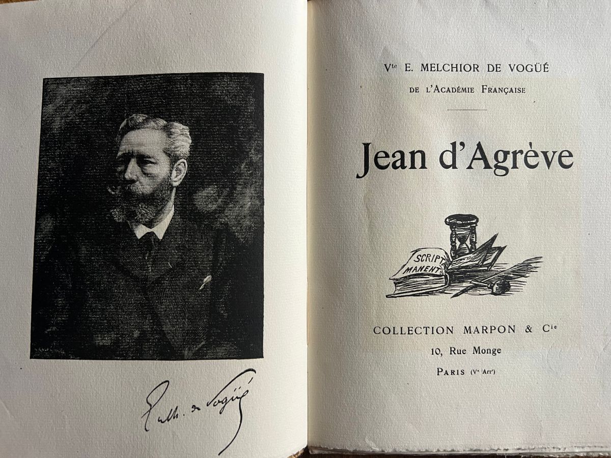 Jean d'Agrève-E. Melchior de Vogüé