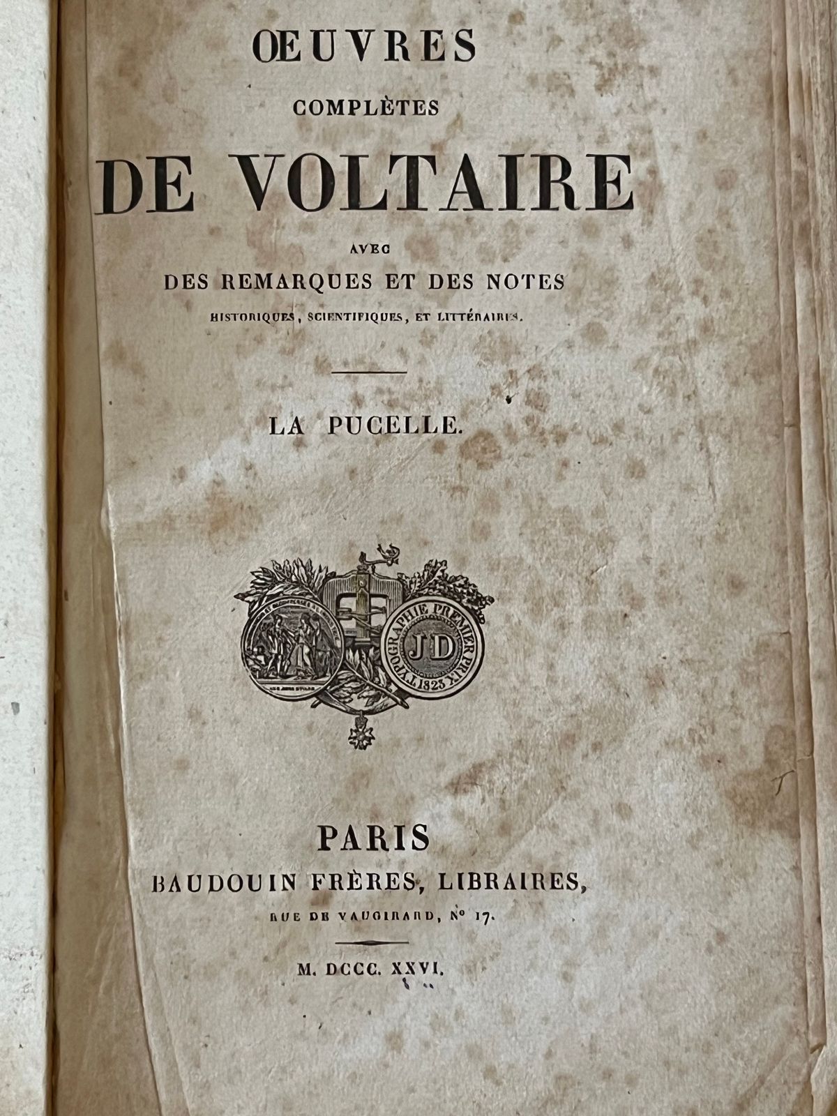 La Pucelle-Voltaire